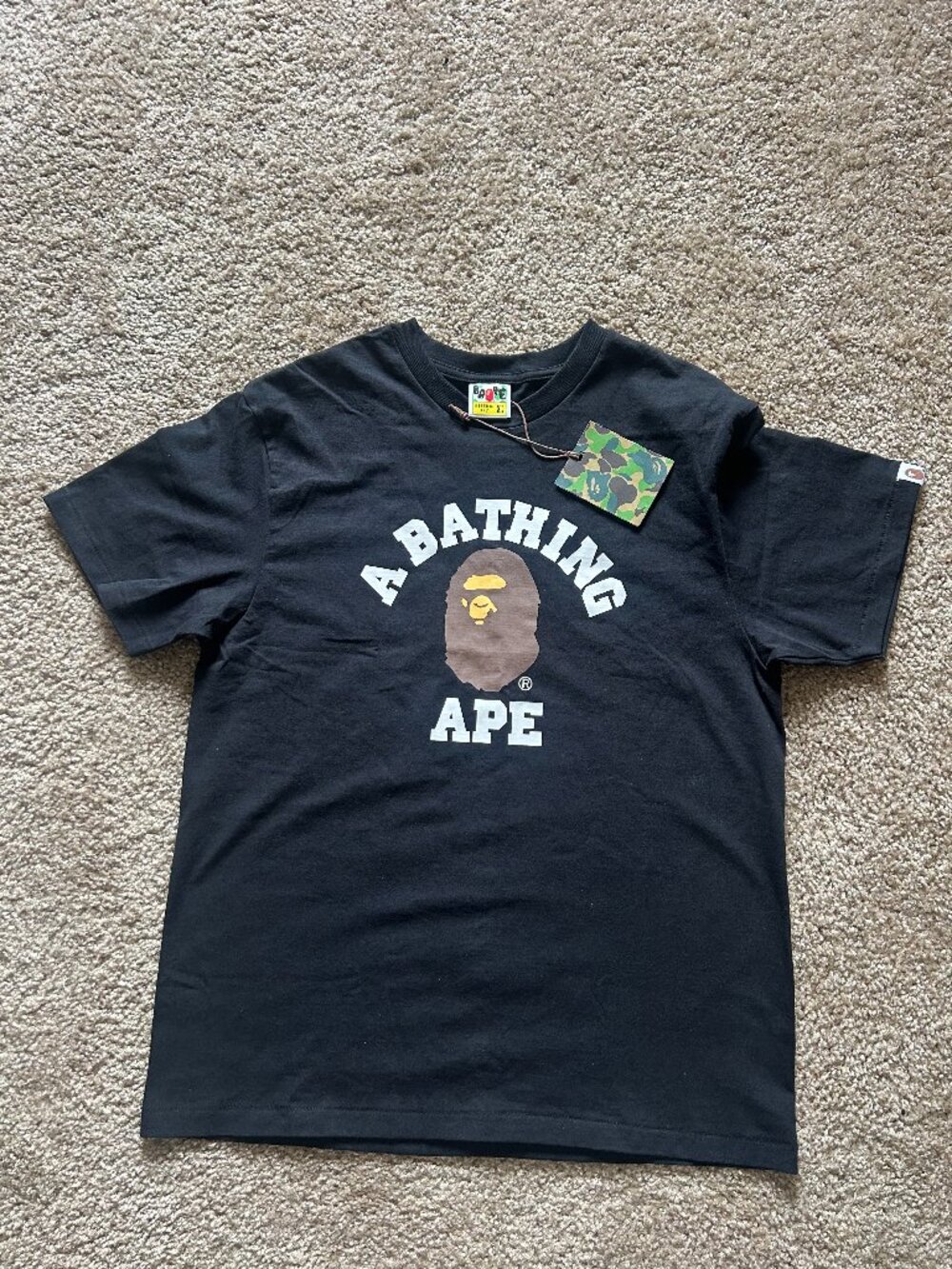 Bape College Tee Black XL
